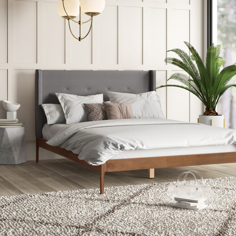 Mercury Row® Ellerman Tufted Platform Bed & Reviews Wayfair